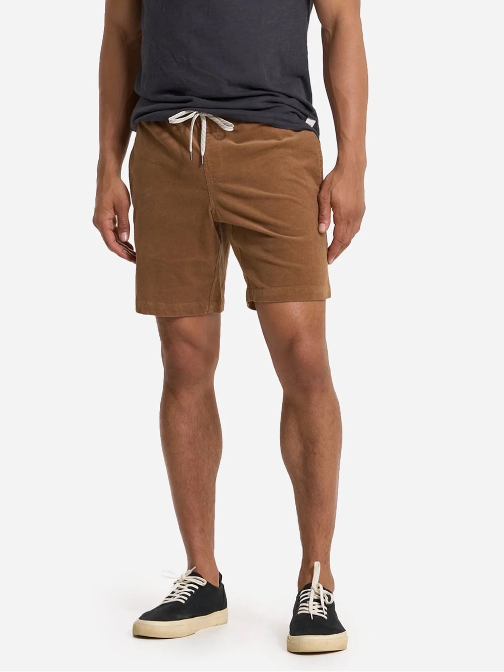 Vuori The Optimist Brown Corduroy Hybrid Drawstring Shorts